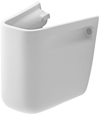 Duravit D-Code Halbsäule, Badkeramik, 0857170000, weiß