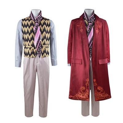 Willy Wonka Cosplay Kostüm Outfits Cosplay for Herren Jungen Kinder Erwachsene Maskerade