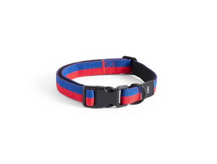 HAY - Dogs Hundehalsband, S/M rot / blau
