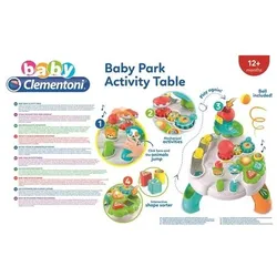 Clementoni Baby Park Activity Table, 1 yr(s), Sounding, Multicolour