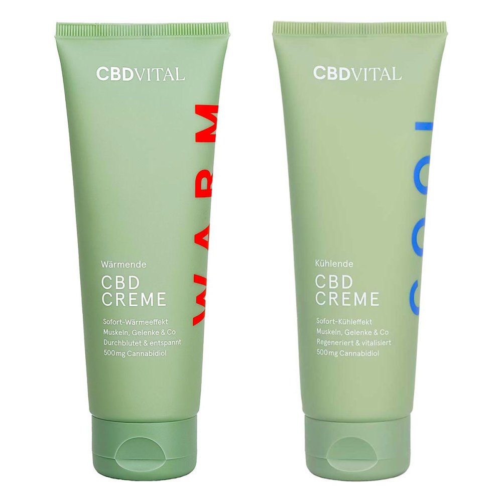 Vitrasan GmbH CBD VITAL Wärmende CBD Creme + Kühlende CBD Creme 08102542