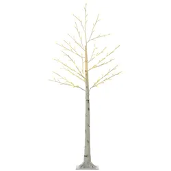HOMCOM - Lichterbaum - 150 cm - weiß