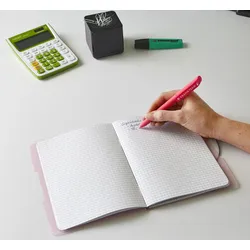 herlitz Notizbuch DIN A5 kariert, 80 Seiten