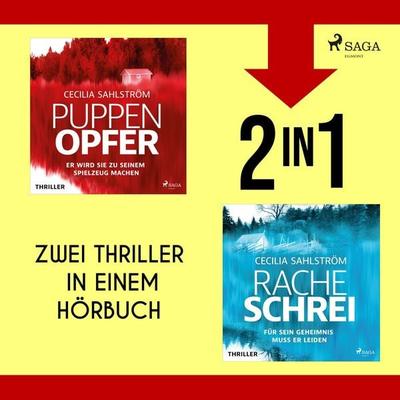 Puppenopfer & Racheschrei (früher: Weißer Flieder & In eigenen Händen) - Cecilia Sahlström, Audio, 9788727233017