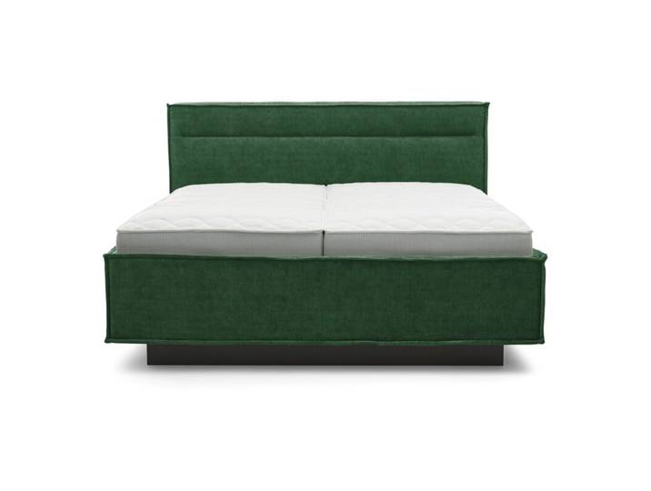 Musterring JustB! Polsterbett inkl. Lattenroste, Classic TT Matratzen und Bettkasten - Flair 10032 grün - Medium Medium manuelle Fußteilverstellung, manuelle Kopfteilverstellung Modern, Zeitlos