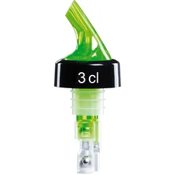 COMPACT - Flaschenportionierer - 30 ml. - 3 Kugel System - Neonfarbe - Grün - 2er Pack - Made in Germany