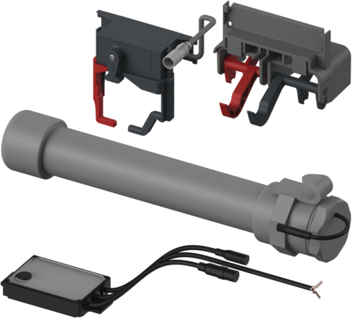 TECE TECEplanus WC-Fernauslösung 9240356 6 V Batterie, kabelgebundene Elektrotaster