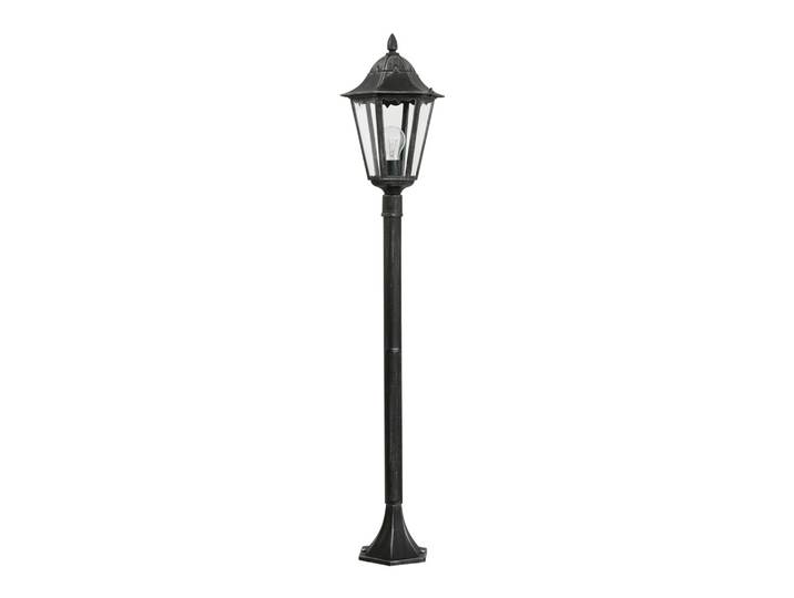 Eglo 93463 Navedo Lampadaire d'extérieur Ø 23cm Noir Argent Patine Clair