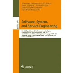 Software, System, and Service Engineering, Fachbücher