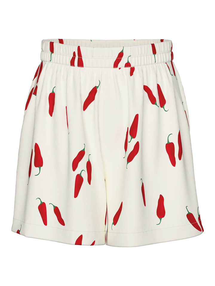 Pieces Shorts in Creme - L