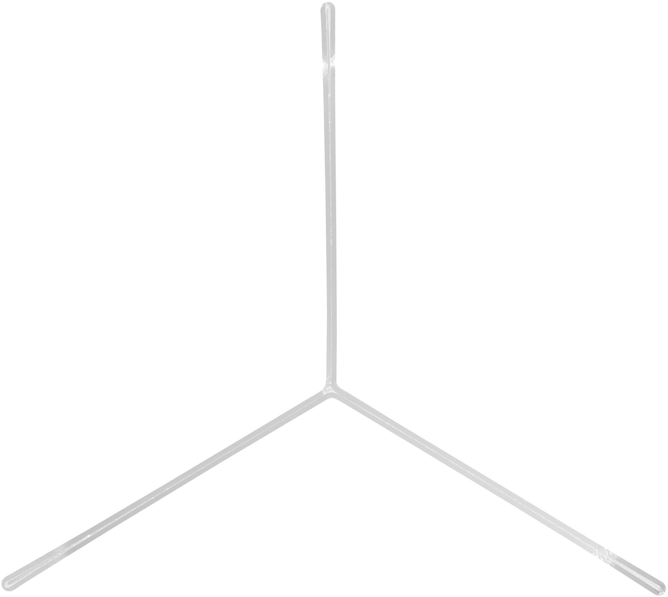 SPRINTIS 1 Porta menú, metacrilato, 3 caras, 1/2 DL (53 x 210 mm), acrílico (PMMA), transparente