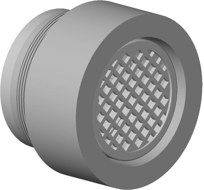 Dornbracht Luftsprudler Ersatzteile 90230111300 M18x1-AG Platin gebürstet 90230111300-06