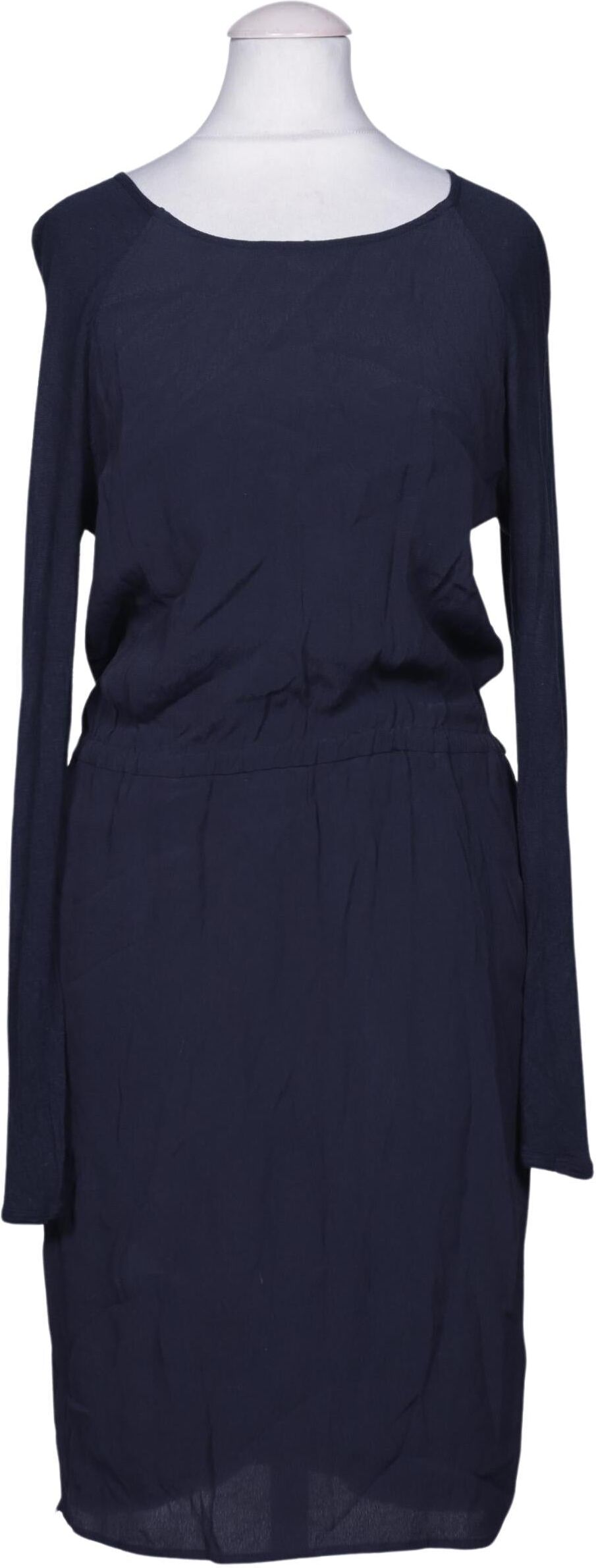 Custommade Damen Kleid, Marineblau, Gr. EU 34, Viskose / Wolle - Second Hand