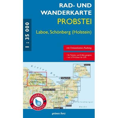 Rad- und Wanderkarte Probstei, Laboe, Schönberg (Holstein), Sonstige von , Grünes Herz, 978-3-86636-441-7