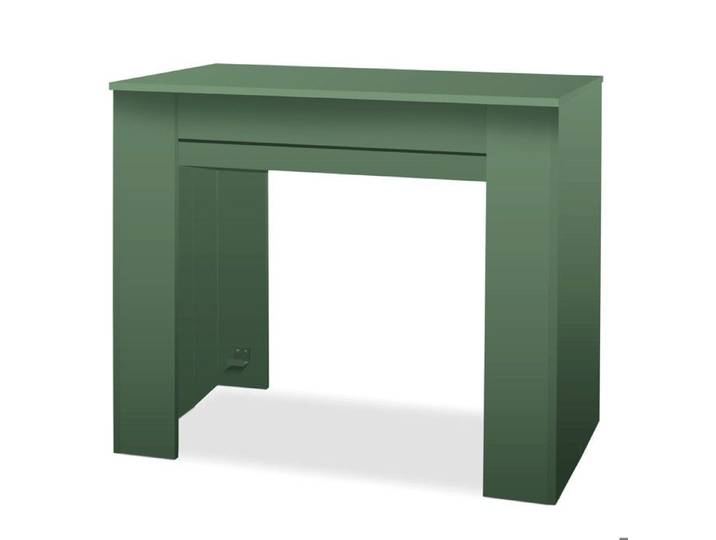 Console extensible - Frankystar - Fortino - Vert sauge - 91x50/250 cm - 12 places