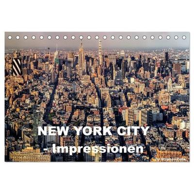 New York City - Impressionen (Tischkalender 2027 DIN A5 quer), CALVENDO Monatskalender