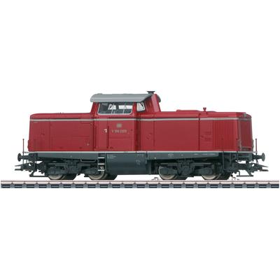 Diesellokomotive MÄRKLIN "V 100.20 - 37176", rot, Modelleisenbahn-Fahrzeuge, KinderL:14,1cm, L:14,1cm