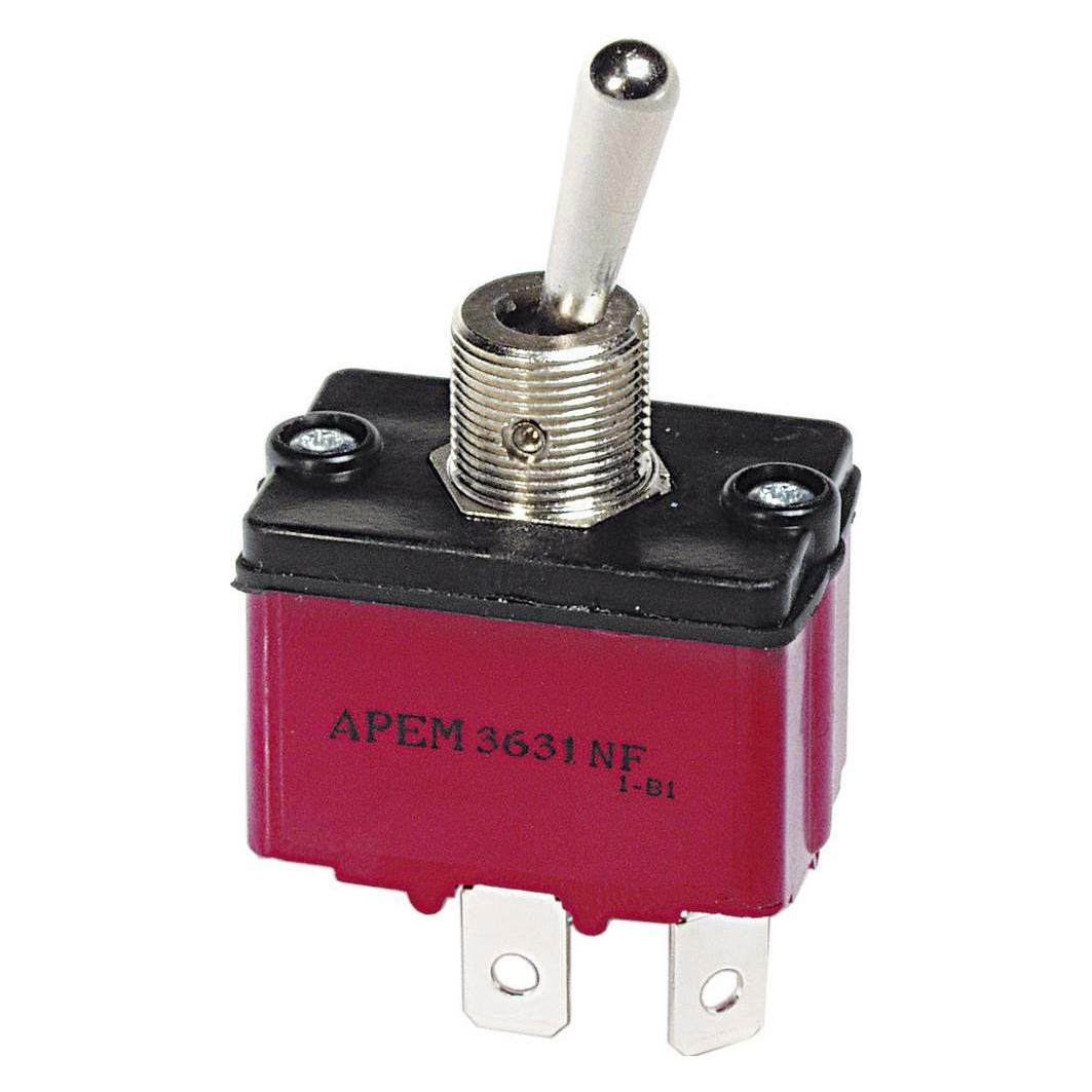 APEM S/P Mom/Off/Mom Toggle Switch (3637NF/2)
