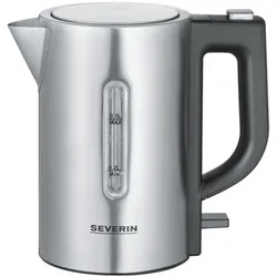 SEVERIN Mini Reise-Wasserkocher WK 3647 - 0.5 L silber, 11.7x17.3x11.5 cm