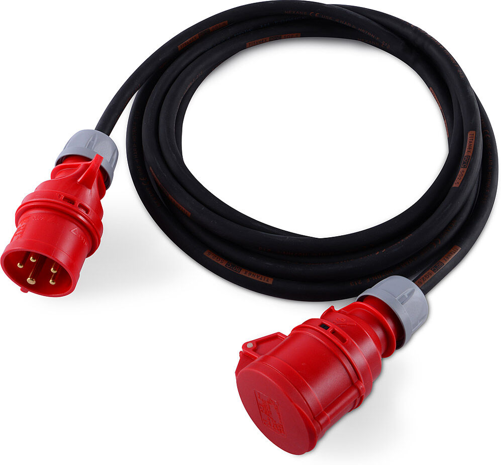 Riggatec Cee-Verlängerungsleitung 16a 5m 5x2,5mm² Ip44