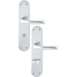 HOPPE Renovationsgarnitur Tôkyô 1710/3334 Alu.F1 SK/OL 4-KT.8mm Entf.78mm - 11545185
