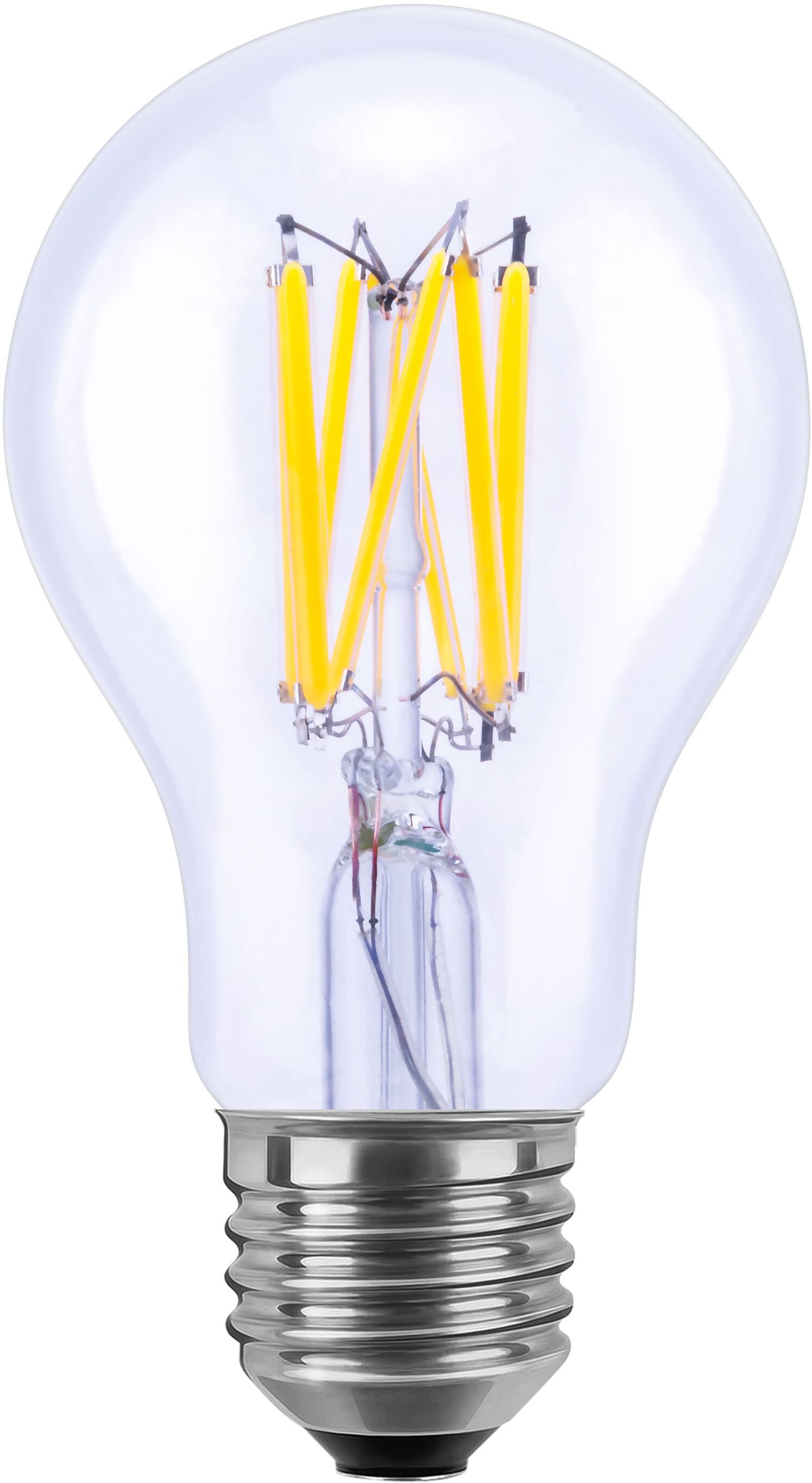 SEGULA LED-Leuchtmittel "LED Glühlampe High Power klar", Energieeffizienz: E (A-G), transparent, L:110cm Ø:62cm, Leuchtmittel, dimmbar, E27, Glühlampe High Power, klar