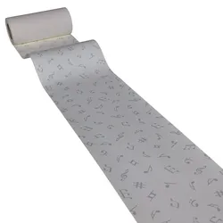 JUNOPAX Papiertischläufer Musik 50m x 0,20m, nass- und wischfest