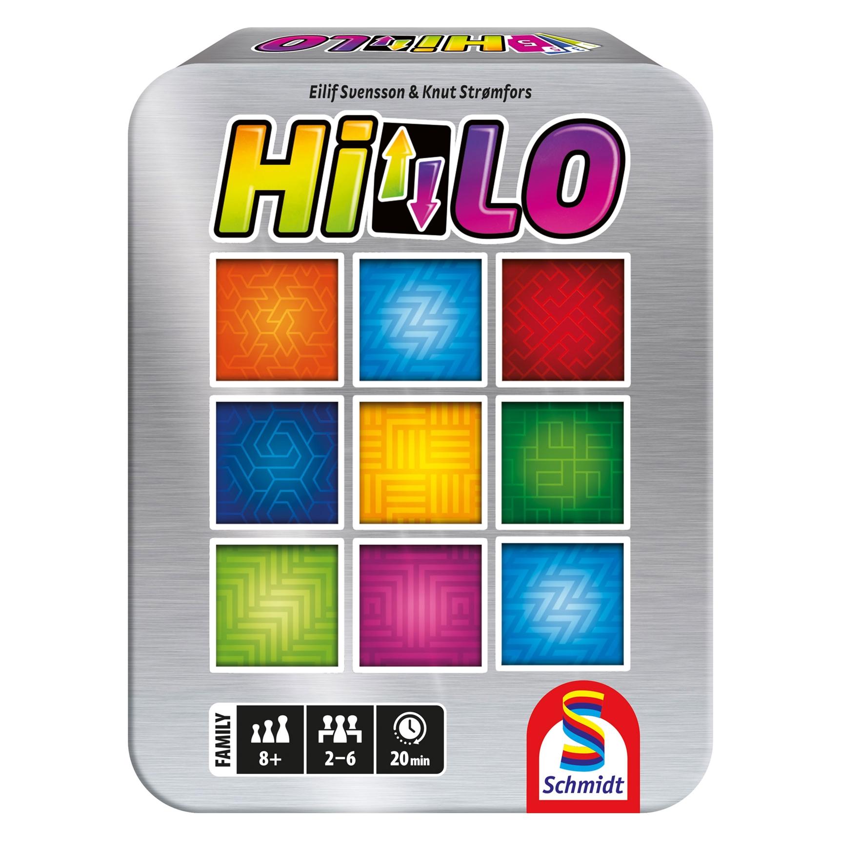Schmidt Spiele Hilo in der Metalldose (mult) (Deutsch, Englisch, Italienisch, 2 - 6 Spieler) (49459)