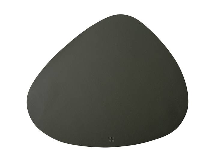 Tischset Ambiente anthrazit PVC Eigene Form B 45 cm