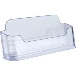 Wand-Visitenkartenhalter, Polystyrol, PS, transparent