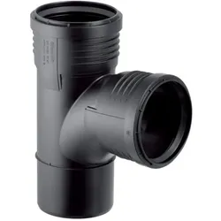 Geberit Silent PP Bogenabzweig 390554141 DN 100/90, 87,5Grad, mit Innenradius