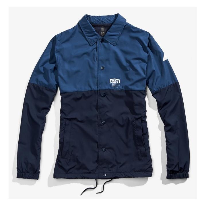 100% 39010-015-12 Ascott Trainer Jacke, Erwachsener, L, Blau (L) (STO-39010-015-12)