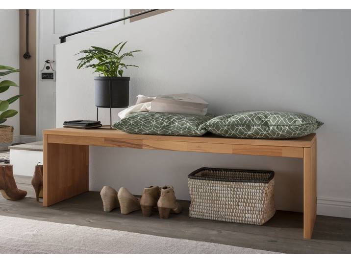 Bank 160x45cm 'Stockholm' Wildeiche massiv