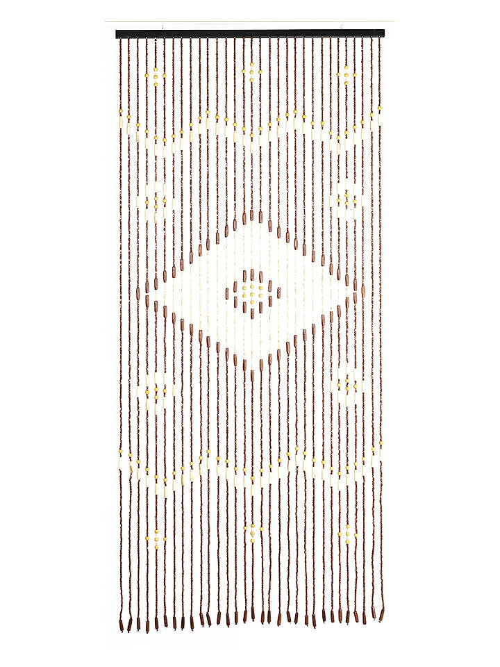 Maximex Türvorhang "Rhombus" in Hellbraun - (L)200 x (B)90 cm - onesize
