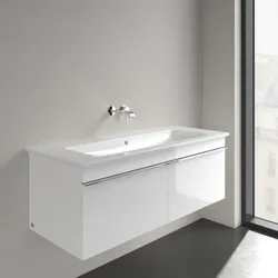 Villeroy & Boch Venticello Waschtisch 4104CJR1 120x50cm, weiss Ceramicplus, ohne Hahnloch