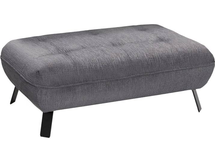 Hocker EXXPO - SOFA FASHION, grau (anthrazit), B:110cm H:44cm T:78cm, Hocker, Hocker, bequem und modern