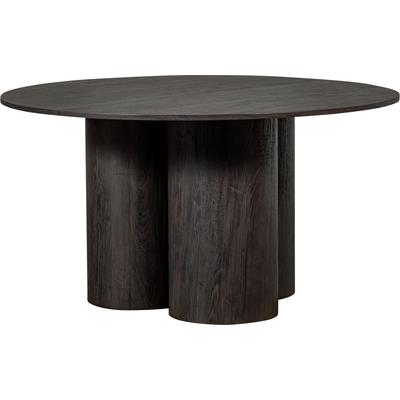 Esstisch WOOOD "Oona", braun (dunkelbraun, dunkelbraun), B:140cm H:75cm T:140cm, Tische, Esstisch, runde Form, deutlich sichtbarer Holzmaserung, H 75 cm x Ø 140 cm