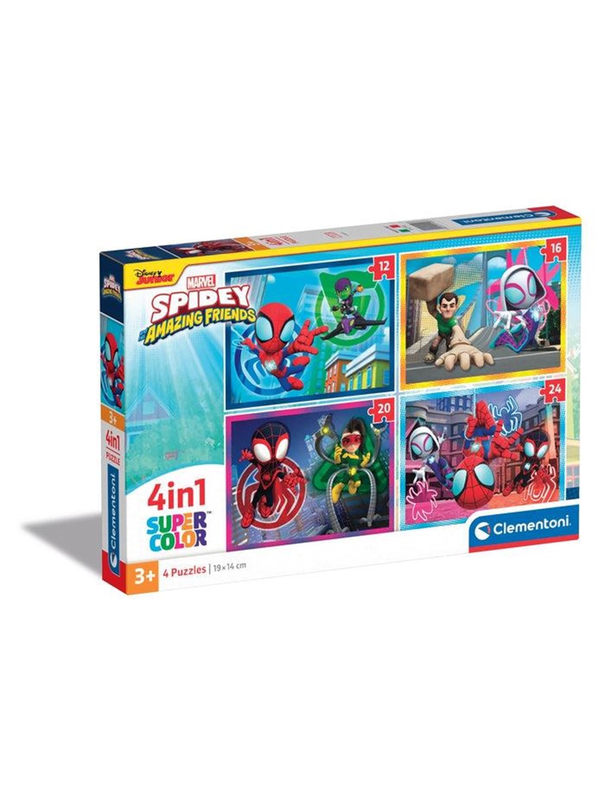 Clementoni Jigsaw Puzzle 4in1 Spidey and His Amazing Friends 2D Puzzles