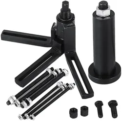 VEVOR 1,85 kg Bearing Separator Puller Set, 6 mm Kurbelgehäuse Entlüftungsventil, 28 x 22 x 15 cm Lager Abzieher Satz Kurbelgehäuses, Bearing Separator Puller Set