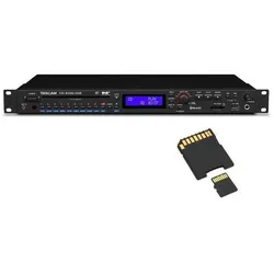 Tascam Medien-Player CD400UDAB mit Speicherkarte (CD Player, Radio Tuner), HiFi Komponente, Schwarz