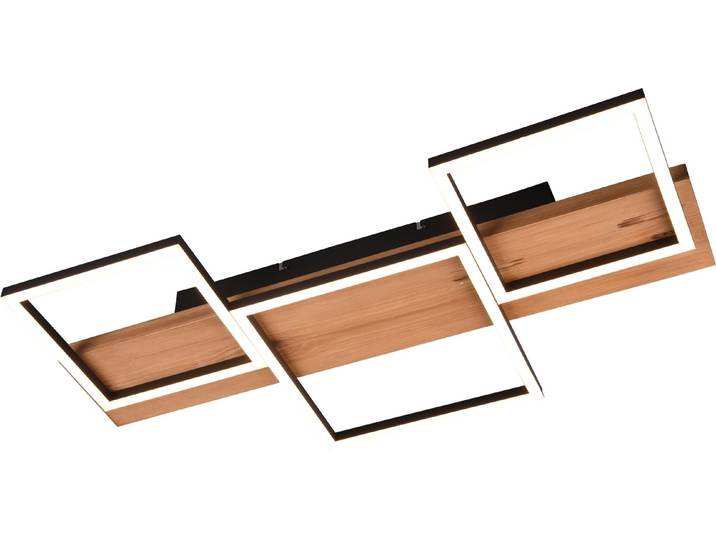HARPER plafonnier LED encastré moderne noir Trio 622910332