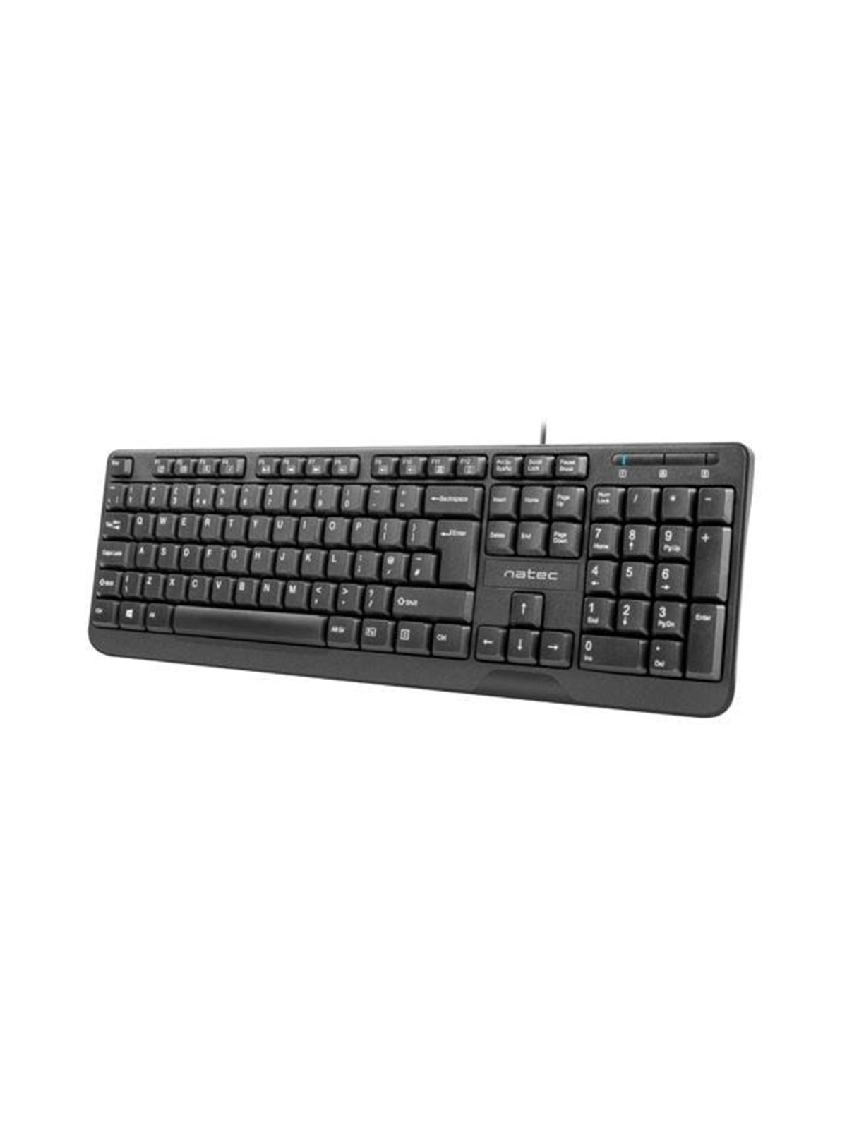 Natec Genesis - Tastatur - Englisch (US) - Schwarz