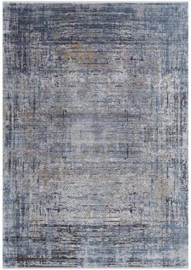 MDA Rugs Signature Collection Blue Abstract Contemporary Area Rug