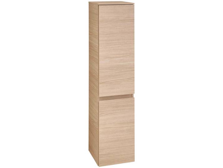 Sadena Midischrank, Eichefarben, Holzwerkstoff, 3 Fächer, 30x127x33 cm, Made in Germany, hängend, Badezimmer, Badmöbelsets & -serien, Badmöbelserien