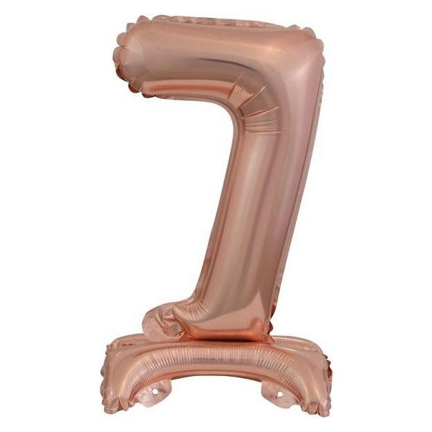 Amscan Folienballon Mini Zahl 7 rose (5x) (9911740)