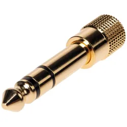 4x Bemero BA2002 (Klinkenadapter), Audio Adapter, Gold