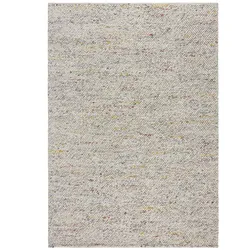 KADIMA DESIGN Teppich aus Wollmischung, handgewebt mit stilvollem Noppeneffekt, strapazierfähig | 80x150cm