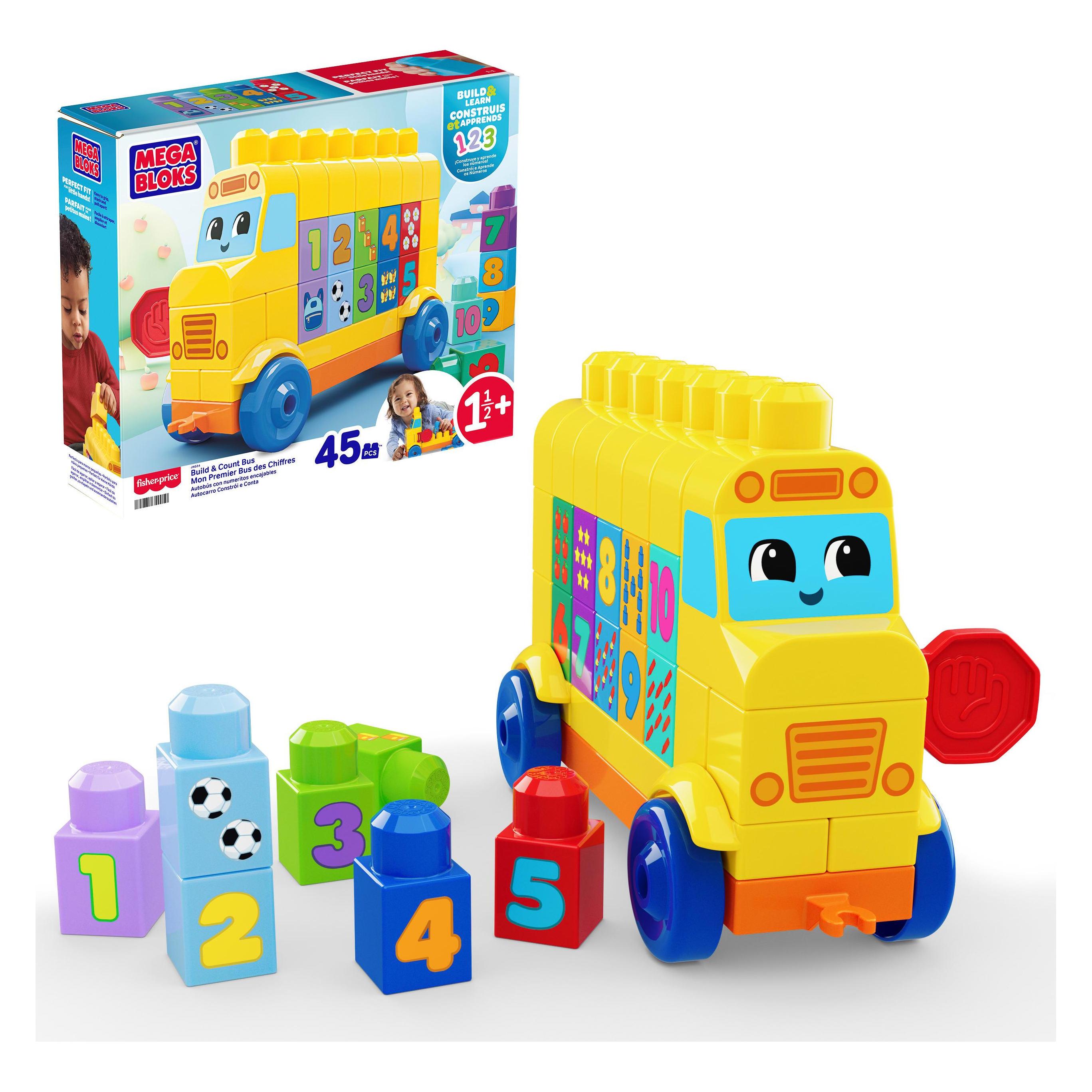 0 MEGA BLOKS Bau- und Lernbus (JKG34)