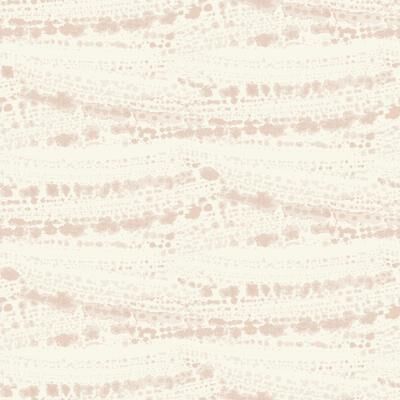 Chesapeake Rannell Peach Abstract Scallop Wallpaper
