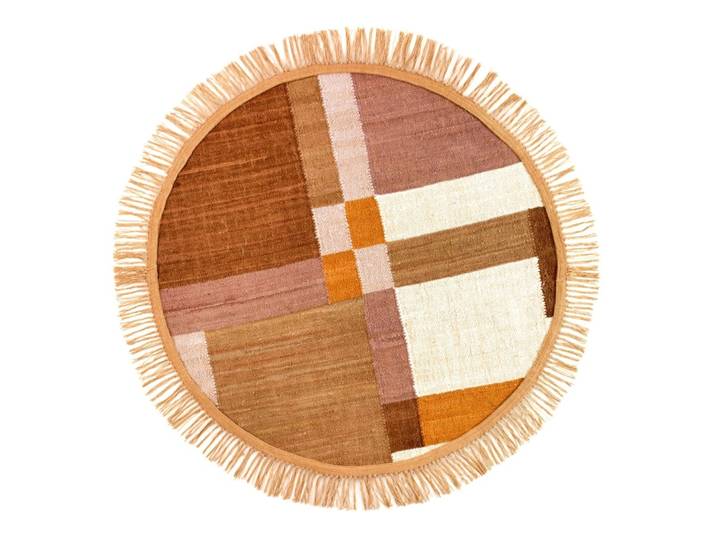 Tapis de coton 120 cm diam.
